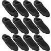 DEEPCRAFF 12 Pezzi Passacavo Interno Bici Nero in Plastica per Fori Telaio 5,5 MM | Inserto a Scatto, Tenuta Precisa per Cavi Cambio 4, 0mm e Freni 5, 0mm, Uso su Telaio