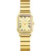 JewelryWe Orologio da Polso Rettangolo da Donna: Orologio Analogico con Numero Romano Cinturino Regolabile Idee Regalo per lei