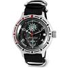 VOSTOK | Sea Captain Amphibian Automatico Orologio subacqueo russo a carica automatica | WR 200 m | Moda | Business | Orologi Casual Uomo | Modello 420526, nero, Diver, a carica automatica