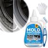 Halldeli Gel Antimuffa con Spazzola, 220 g Mold Remover Gel per Muffa Ostinata, Antimuffa per Muri Interni, Bagno, Cucina, Doccia, Piastrelle e Guarnizioni Lavatrice, Stain Cleaner Muffa Doccia