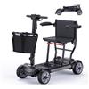 HillMiles Millmate 1 Sedia a rotelle elettrica pieghevole per anziani | 19KG. Rimovibile 384Wh Batteria, Autonomia 24KM, Cestino, Display LCD, Sedile Regolabile, Carico Massimo 120KG