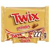 Twix Minis Barrette di Cioccolato al Latte, Biscotto e Caramello 1pz x 227g | Mini barrette con biscotto croccante e caramello ricoperte di cioccolato, ideale per feste, Halloween e regali