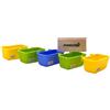 Mangolè Mangiatoia Narciso Uccelli Piccola Plastica Colorata 5 Pezzi | Per gabbie e voliere, formato compatto, colori assortiti, alimentazione pratica, confezione multipla