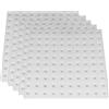 Zymjzbetic Spugne per la Coltivazione 500/100PCS Pianta idroponica Spugna Giardino Coltivazione Piantina Fuorisuolo Cultura Piantare Strumenti Verdure Vasi da vivaio Vassoi(White-500Holes)