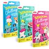 HABA Stacking Challenge 3 bundle: Vehicles, Unicorn & Animals - Il set di impilamento definitivo da 300 livelli, gioco di abilità compatto a partire dai 6 anni, gioco di viaggio ideale