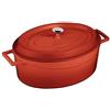 Sambonet Ghisa Smaltata Gusseisen rot Kasserolle oval29 mD 44202R29