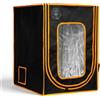 StarTech Custodie per stampanti 3D - Coperture per stampanti 3D - Illuminazione a LED - Temperatura costante - 52 x 60 x 72 cm - Nero