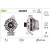 VALEO o ALTERNATIVA ALTERNATORE RIGENERATO 1140138 PER FORD FIESTA V 1.4 16V FUSION 1.4 MAZDA 2 1.6