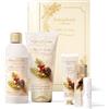 Bottega Verde - Cofanetto Regalo Soffio di Festa, con 4 Prodotti Corpo | Confezione a Libro con Bagnodoccia 250 ml, Latte Corpo 150 ml, Crema Mani 30 ml e Balsamo Labbra, Idea Regalo