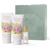 Bottega Verde - Set Regalo Fiori d'Oriente con 3 Prodotti Corpo Mini | Confezione Regalo con Bagnodoccia 100 ml, Crema Corpo 100 ml e Eau de Toilette 10 ml, Ylang Ylang e Rosa