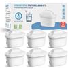 WaterJingYi Filtri, Sostituzione Per Acqua Per Bollitori Brita Marella, nuovo filtro migliorato per ridurre il TDS compatibile con Brita Maxtra+ Plus Maxtra Pro All-in-1,6 pezzi (PLUS)