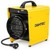 DAHTEC Termoventilatore Industriale 2000W IP24 con Termostato, Portatile | Riscaldatore da Cantiere, per Garage Officina Cantiere, Acciaio, Certificazione CE