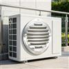 RemixAst Deflettore esterno AC in acciaio inox 45° Flusso d'aria IP54 | Il deflettore all'aperto dell'unità di CA dell'acciaio inossidabile, dirige l'aria calda giù, riduce il rumore 30%