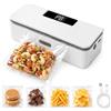 Kryolithm Mini saldatrice con display a LED, per cucina e conservazione degli | 6 livelli di calore, ricaricabile tramite USB-C, con cutter e magnete, chiusura ermetica di sacchetti di plastica