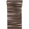 Mazovia Tappeto Passatoia Corridoio 80x350cm Marrone Astratto Retrò Anni 90 | Tappeto Passatoia per Cucina Lavanderia Camera da Letto Facile da Pulire Resistente Ai Detergenti Morbido Venduto al Metro