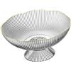 Hidyliu Piatto Frutta Drenante con Base, Design Lussuoso e Bello, Mantiene la Frutta Asciutta per Casa, Ufficio o Uso Esterno, Materiale Plastico, 25x12x13 Cm (Trasparente)