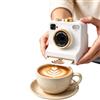 Suoern Macchina Fotografica Stampata 3D Latte Art Strumento Manuale Con Schede | Utensile Per Decorare Cappuccino Latte Cacao Dessert Idea Regalo Per Amanti Del Caffè