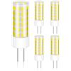 TZHILAN Lampadina LED G4 12V 6W sostituisce alogena G4 50W a 60W 60W 6000K bianco freddo 600LM senza sfarfallio non dimmerabile per cappa aspirante, specchio da bagno, plafoniera, confezione da 5