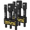 LEXIVON Set Di Adattatori A Bussola, Kit punte esagonali 1/4 per avvitatore a impulsi, per Makita, Milwaukee, Bosch, chiave dinamometrica cricchetto, inserti 6.35, 9.5 e 12.7mm, 2x3 pz (LX-101X2)