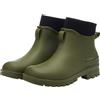 Generic Stivali di gomma invernali imbottiti, da uomo, lucidi, tinta unita | Stivali in gomma invernali in neoprene, da uomo e da donna, stivali da pioggia, stivali da esterni, lucidi, impermeabili