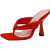 SHbfyFU 10 CM/3.94 in delle Donne di personalità della Moda Classica Infradito Sandali con Zeppa Peep Toe Tacchi Alti Sandali Scarpe di Corte Pole Dancer Stripper Vestito da Partito