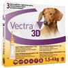 CEVA SALUTE ANIMALE SpA VECTRA 3D 3 pipette 1,5-4 kg giallo