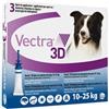 CEVA SALUTE ANIMALE SpA VECTRA 3D 3 pipette 10-25 kg blu