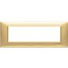 vimar plana placca 7 moduli oro opaco mostrina vimar 14657.25