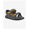 Timberland Sandali Timberland Perkins Row 2-Strap verde giallo junior - 38
