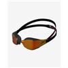 Speedo Occhialini Speedo Fastskin Hyper Elite nero con lenti a specchio arancione