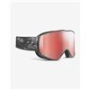 Julbo Maschera Julbo Alpha XL nero grigio con lente a specchio Spectron 3 Polycarbonate rosso