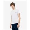 Lacoste T-shirt Lacoste Pima manica corta bianco chiaro - XXL