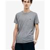 Lacoste T-shirt Lacoste Pima manica corta grigio chiaro - S