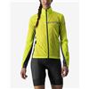 Castelli Giacca a vento sottile Castelli Squadra Stretch giallo fluo grigio scuro donna - XS