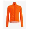 Santini Giacca a vento sottile Santini Nebula arancione fluo - Classic fit - S