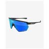 Scicon Occhiali Scicon Aerowing nero carbonio opaco con lente a specchio SCN-PP blu