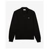 Lacoste Polo Lacoste Sportswear Classic Fit manica lunga nero - S