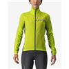 Castelli Giacca a vento sottile Castelli Squadra Stretch verde lime elettrico grigio donna - XS