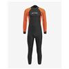 Orca Muta in neoprene Orca Vitalis Hi-Vis Open Water manica lunga nero arancio - 5