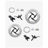 Shimano Kit freni a disco idraulico Shimano XT M8100 + Dischi Center Lock