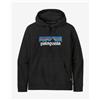 Patagonia Felpa con cappuccio Patagonia P-6 Logo Uprisal nero intenso - XL