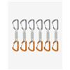 mammut Rinvio con fettuccia Express Mammut Sender 12 cm grigio arancio (pack da 6)
