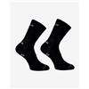 Q36.5 Pack calze Q36.5 Ultra Long nero logo bianco (2 unità) - 44/47