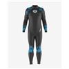 Arena Muta in neoprene Arena Thunder nero blu - S