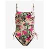 Roxy Costume da bagno Roxy Printed Beach Classics Lace One Piece verde rosa arancione donna - S