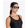 MARES Occhialini Zoggs Predator Titanium Reactor nero blu con lenti a specchio verde - S