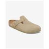Birkenstock Zoccoli Birkenstock Boston Suede calzata stretta verde caqui - 38