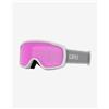 Giro Maschera Giro Moxie bianco puro grigio con lente Amber Pink donna