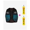 Arch Max Gilet idrico Arch Max EVO 6L + 2 Hydraflask da 500ml blu profondo nero - S-M