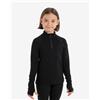 Icebreaker Maglia intima Icebreaker Merino 260 Tech Long Sleeve Half Zip manica lunga nero puro bambini - 12
